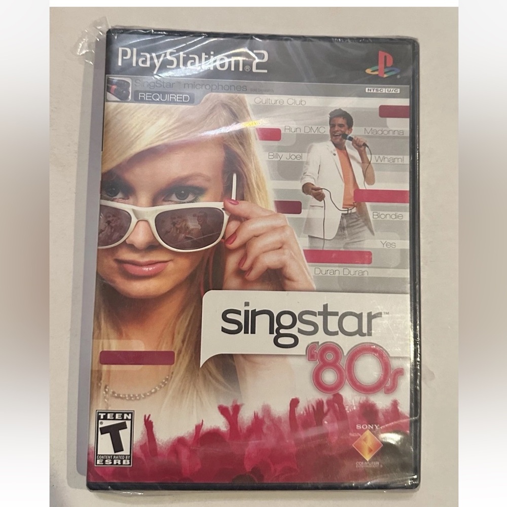 SingStar '80s Sony PlayStation 2 PS2 Game Unopened NEW